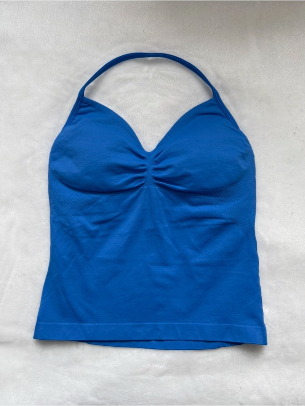 Blue Women's Halter Tank Top